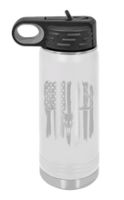 Load image into Gallery viewer, Deer Flag 2 Laser Engraved Water Bottle (Etched)
