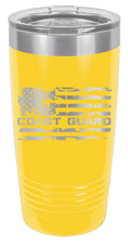 Load image into Gallery viewer, Coast Guard Flag Laser Engraved Tumbler (Etched)
