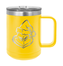 Load image into Gallery viewer, Grinch Laser Engraved (Etched) Mug
