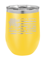 Load image into Gallery viewer, National Guard Flag Laser Engraved Wine Tumbler (Etched)
