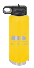 Load image into Gallery viewer, Anatomy of a Pew Laser Engraved Water Bottle (Etched)
