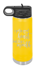 Load image into Gallery viewer, I Gotta Good Heart But This Mouth Laser Engraved Water Bottle (Etched)
