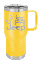 Load image into Gallery viewer, Girl Jeep YJ Laser Engraved Mug (Etched)

