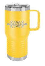 Load image into Gallery viewer, Kayak Laser Engraved Mug (Etched)
