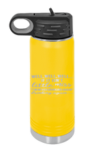 Load image into Gallery viewer, Never Drinking Again Laser Engraved Water Bottle (Etched)
