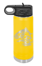 Load image into Gallery viewer, Salmon Jumping Laser Engraved Water Bottle (Etched)
