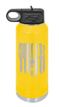 Load image into Gallery viewer, Deer Flag 2 Laser Engraved Water Bottle (Etched)
